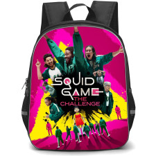 Squid Game Backpack StudentPack - Squid Game The Challenge Poster