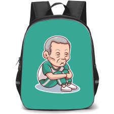 Squid Game 2 Oh Il-Nam Backpack StudentPack - Oh Il-Nam Standing Chibi Art Sticker