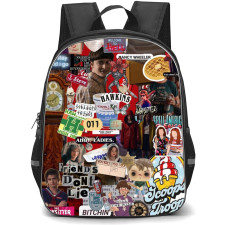 Stranger Things Backpack School Bag StudentPack - Stranger Things 1980 Collage Art