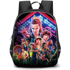 Stranger Things Backpack School Bag StudentPack - Stranger Things 3D Movie Scene Poster