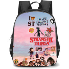 Stranger Things Backpack School Bag StudentPack - Stranger Things Characters Movie Poster