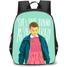 Stranger Things Eleven Backpack School Bag StudentPack - Eleven is Science Fiction Horror Drama Series Character