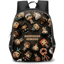 Stranger Things Backpack School Bag StudentPack - Stranger Things Funko Figures Chibi Characters