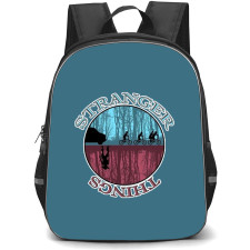 Stranger Things Backpack School Bag StudentPack - Stranger Things Multi Color Circle Portrait Art