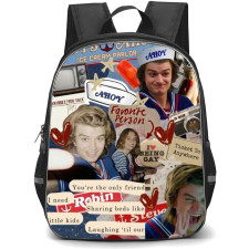 Stranger Things Steve Backpack School Bag StudentPack - Steve Scoops Ice Cream Parlour Collage