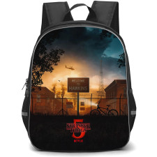 Stranger Things Backpack School Bag StudentPack - Stranger Things 5 Poster Welcome to Hawkins