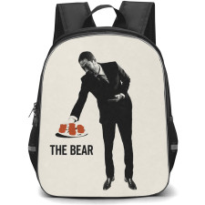 The Bear Richard Jerimovich Backpack School Bag StudentPack - Richard Jerimovich Suit In Grayscale Portrait