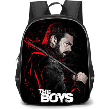 The Boys Billy Butcher Backpack School Bag StudentPack - Billy Butcher Blood Red Crowbar Poster
