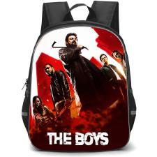 The Boys Backpack School Bag StudentPack - The Boys Billy Butcher Team Red City Skyline Poster