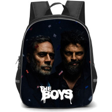 The Boys Backpack School Bag StudentPack - The Boys Billy Butcher And Joe Kessler Dark Portrait Poster