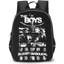 The Boys Backpack School Bag StudentPack - The Boys Monochrome Cast Poster