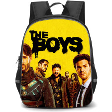The Boys Backpack School Bag StudentPack - The Boys Team Poster Yellow Background
