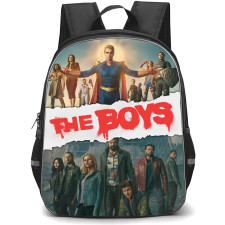 The Boys Backpack School Bag StudentPack - The Boys Team Vs The Seven Torn Poster