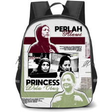 The Pitt Perlah Alawi Backpack School Bag StudentPack - Perlah Alawi Dela Cruz Vintage Poster