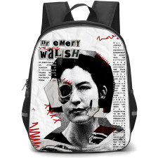 The Pitt Dr Emery Walsh Backpack School Bag StudentPack - Dr Emery Walsh Medical Anatomy Grunge Poster