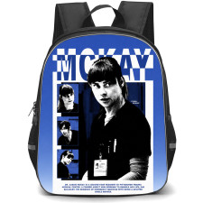 The Pitt Dr Cassie McKay Backpack School Bag StudentPack - Dr Cassie McKay Blue Monochrome Poster