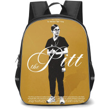 The Pitt Dr Melissa Mel King Backpack School Bag StudentPack - Dr Melissa Mel King Minimalist Character Art Poster