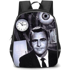 The Twilight Zone Backpack StudentPack - Rod Serling On 1959 Grayscale Poster