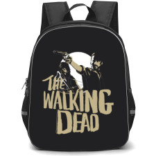 The Walking Dead Backpack StudentPack - The Walking Dead Comic Illustration Art On Black Background