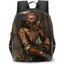 The Walking Dead Backpack StudentPack - Rick Grimes Sitting Comic Illustration Art