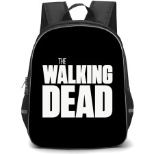 The Walking Dead Backpack StudentPack - The Walking Dead White Logo On Black Background