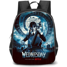 Wednesday Backpack StudentPack - Wednesday Netflix Series Fant Art Poster