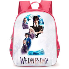Wednesday Season 2 Backpack StudentPack - Wednesday Season 2 Characters On White Background