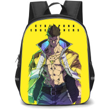 Cyberpunk Edgerunners David Martinez Backpack School Bag StudentPack - David Martinez Fierce Series Portrait Poster