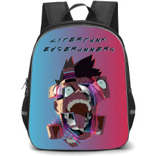 Cyberpunk Edgerunners David Martinez Backpack School Bag StudentPack - David Martinez Glitch Series Portrait Poster