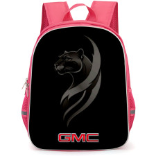 GMC Backpack School Bag StudentPack - GMC Logo With A Black Panther On Black Background