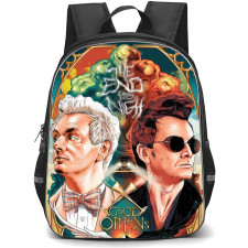 Good Omens Backpack StudentPack - Crowley Aziraphale Avatar Comic Art