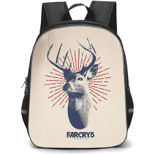 Far Cry Backpack School Bag StudentPack - Far Cry 5 Deer Logo Poster