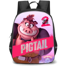 The Bad Guys 2 Pigtail Backpack StudentPack - Pigtail 3D Portrait Art Poster