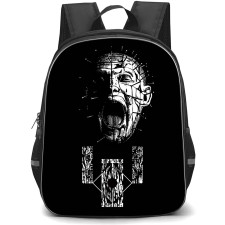 Hellraiser Backpack StudentPack - Pinhead Screaming Black And White