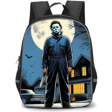 Halloween Michael Myers Backpack StudentPack - Michael Myers Cartoon Art