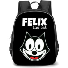 Felix the Cat Backpack StudentPack - Felix The Cat Face Black Background
