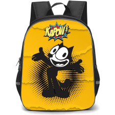 Felix the Cat Backpack StudentPack - Felix The Cat Kapow Pop Art Yellow Background