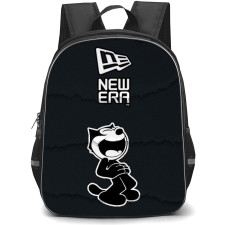 Felix the Cat Backpack StudentPack - Felix The Cat Laughing New Era Black Paper Background