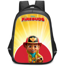 FireBuds Bo Bayani Backpack StudentPack - Bo Bayani Standing On Red Background