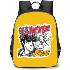 Fist Of The North Star Kenshiro Backpack School Bag StudentPack - Kenshiro Manga Fierce Portrait Sticker