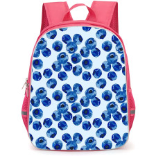 Food Pattern School Backpack StudentPack - Blueberry Pattern Art Poster
