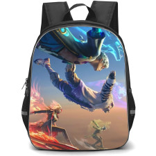 Free Fire Backpack StudentPack - Characters Gliding From Sky