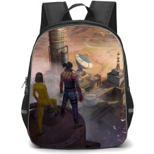 Free Fire Backpack StudentPack - Characters on Top of Radar Base
