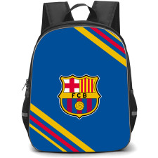 FC Barcelona Futsal Backpack School Bag StudentPack - Large Logo With Stripe
