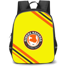 Ribera Navarra Futbol Sala Backpack School Bag StudentPack - Large Logo With Stripe