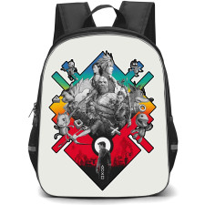 God of War Ragnarok Kratos Backpack StudentPack - Kratos Collage Sticker Art