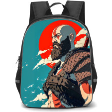 God of War Ragnarok Kratos Backpack StudentPack - Kratos Looking Far