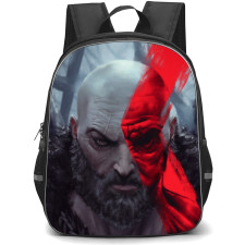 God of War Ragnarok Kratos Backpack StudentPack - Kratos Portrait Series Poster