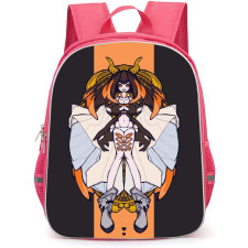 Gachiakuta Amo Empool Backpack StudentPack - Gachiakuta Amo Empool Manga Art On Orange Black Background