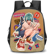 Gachiakuta Guita Hebby Backpack StudentPack - Gachiakuta Guita Hebby Sitting Illustration Art Poster